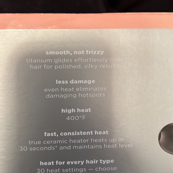 Brand New in box. I have 3.  1”Conair Titanum curling iron. $20 ea or 3/$50 - Picture 2 of 3